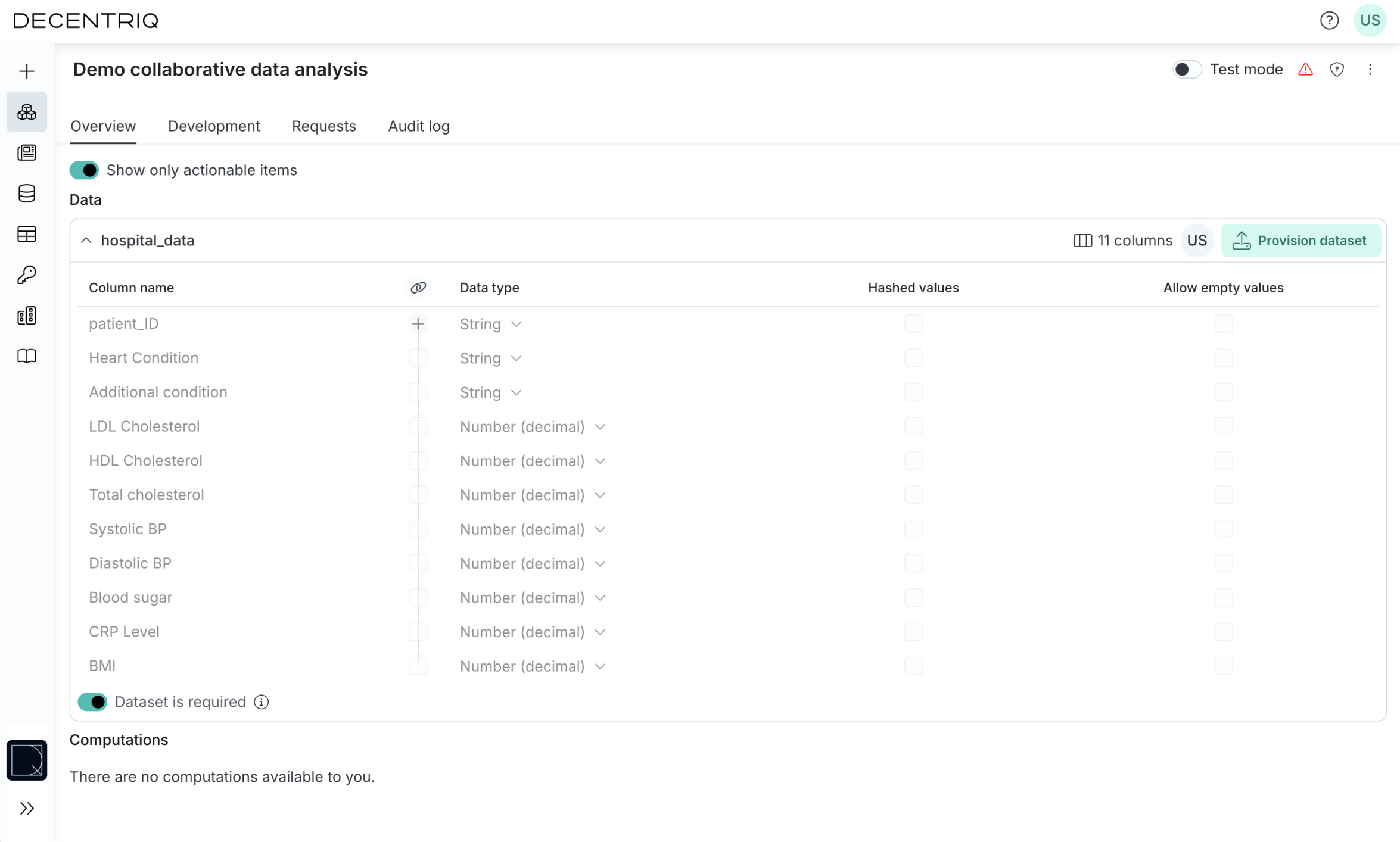 Provision file through the in the DCR UI